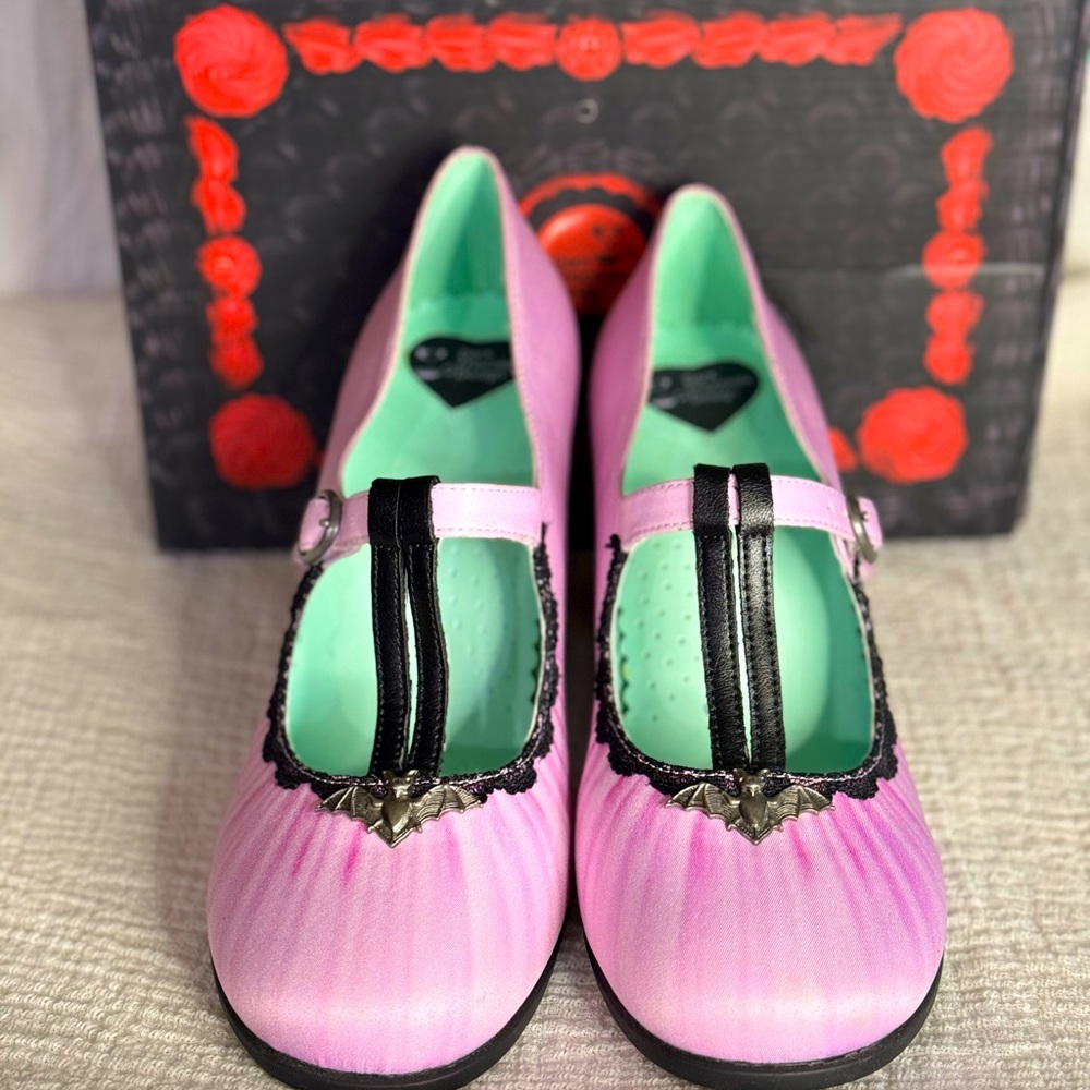 Hot Chocolaticas “Lily” T-strap heels; “Lily”; New with box; size 10.5
